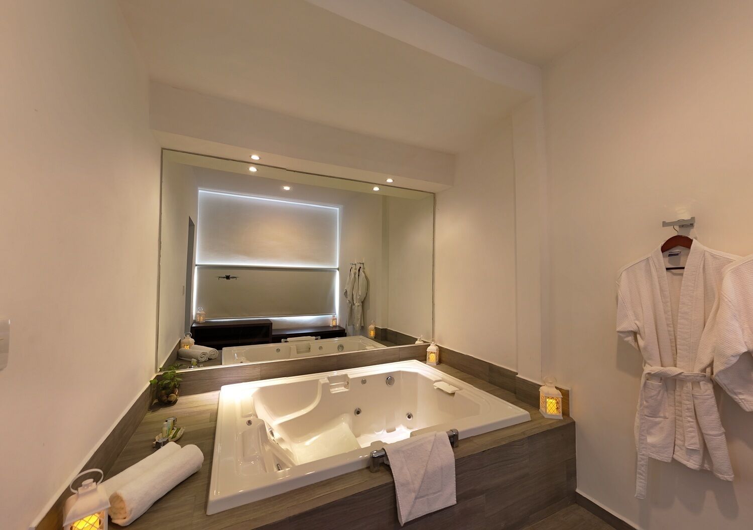 Deluxe-Studiosuite, 1 King-Bett, Whirlpool, Gartenblick | Badezimmer | Kostenlose Toilettenartikel, Haartrockner, Handtücher, Seife