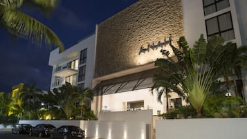 Façade de l’hébergement