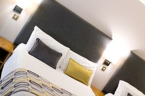 Premium bedding, individually decorated, individually furnished, desk