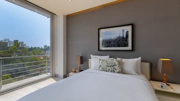 Superior Suite, Balcony | 1 bedroom, premium bedding, in-room safe, desk