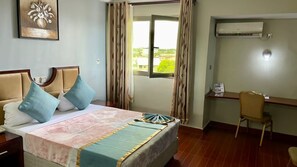 Standard Double Room | Premium bedding, in-room safe, desk, blackout drapes - DK Hotel (Bonaberi)
