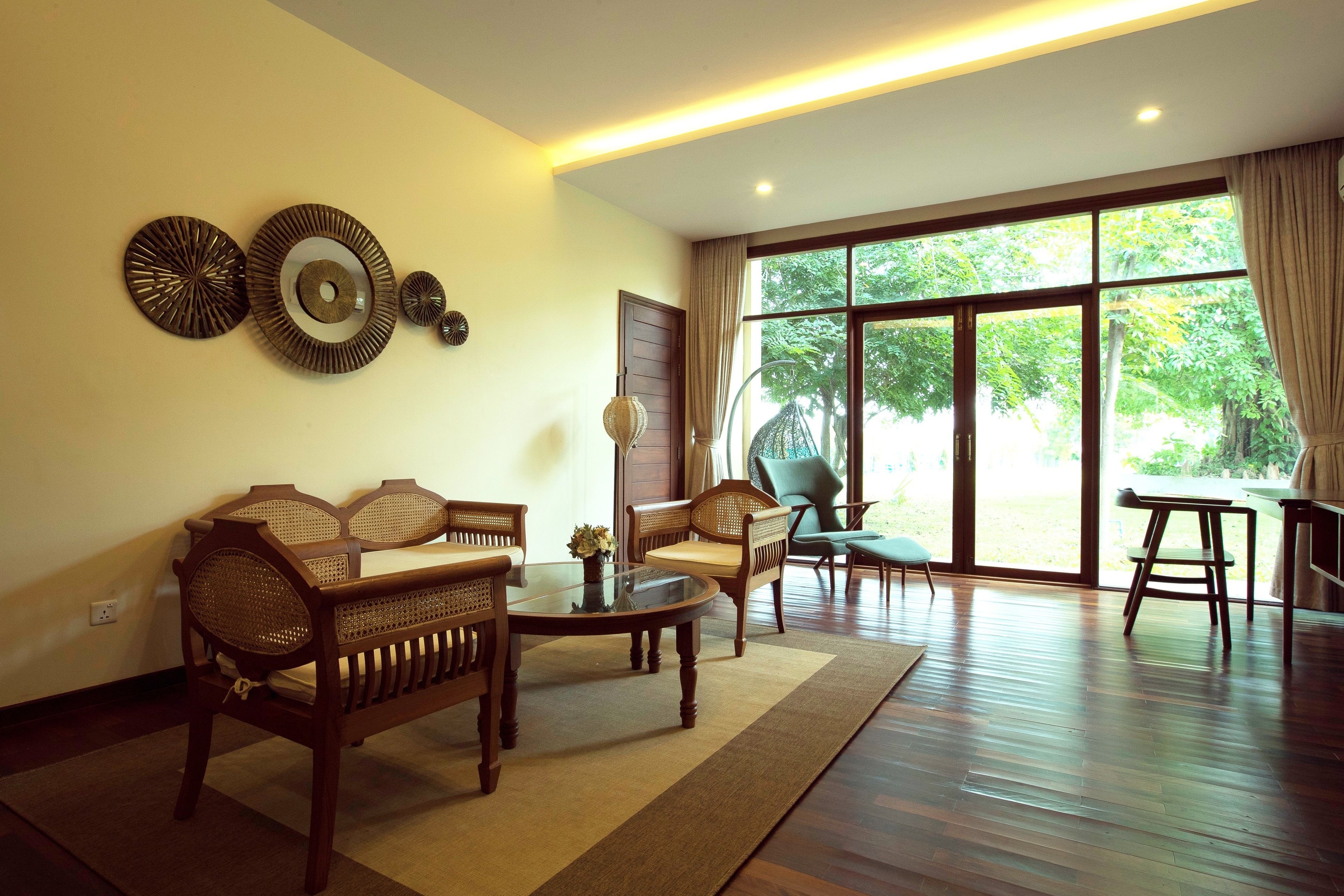 grand villa, 1 bedroom | living area | 32-inch lcd tv with satellite channels, tv