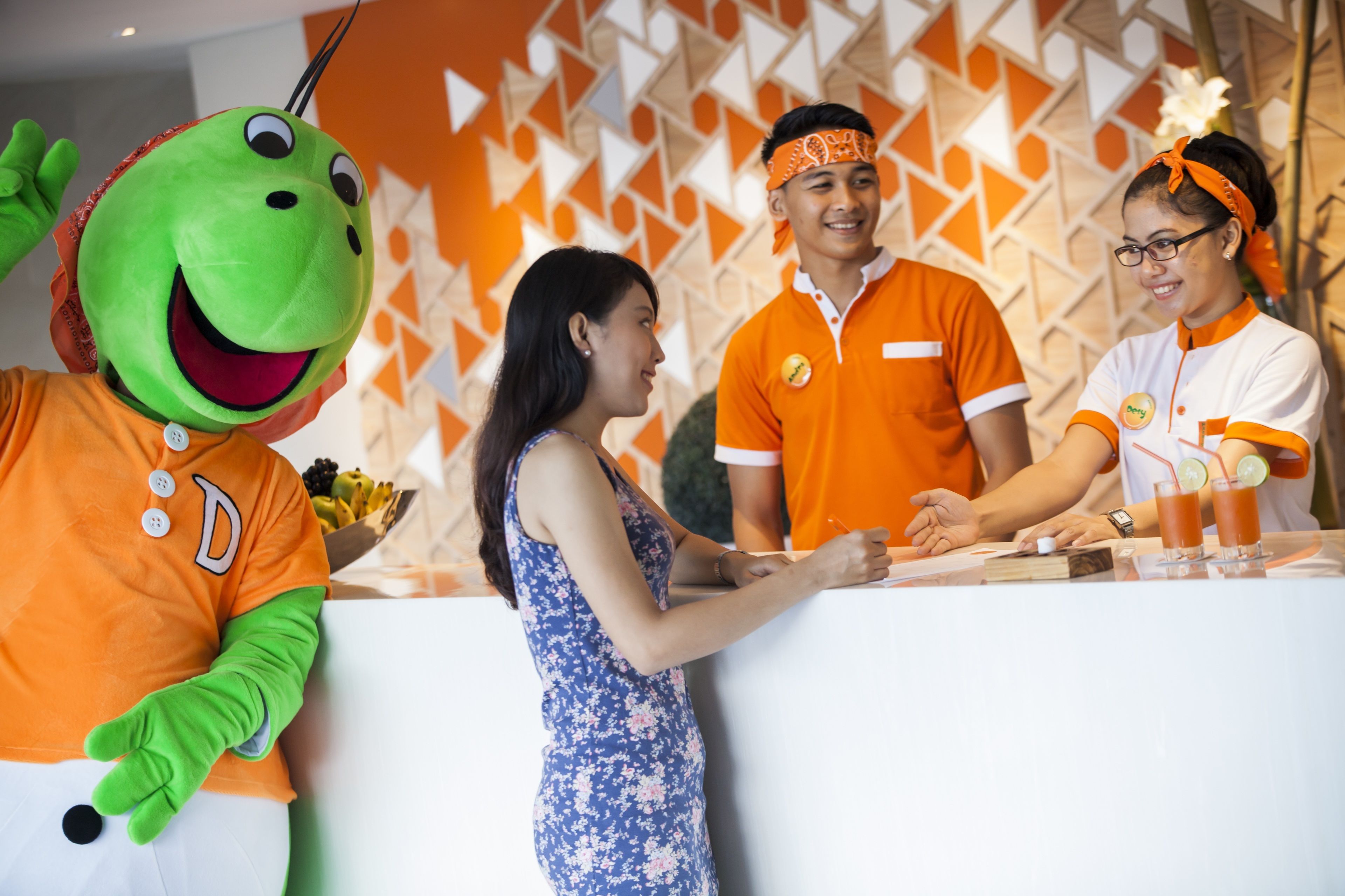 check-in/check-out kiosk