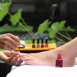 Body treatments, body scrubs, facials, manicures and pedicures