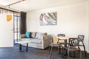 Studio Family | Living area | TV - Nightcap at Westside Hotel (Laverton North)