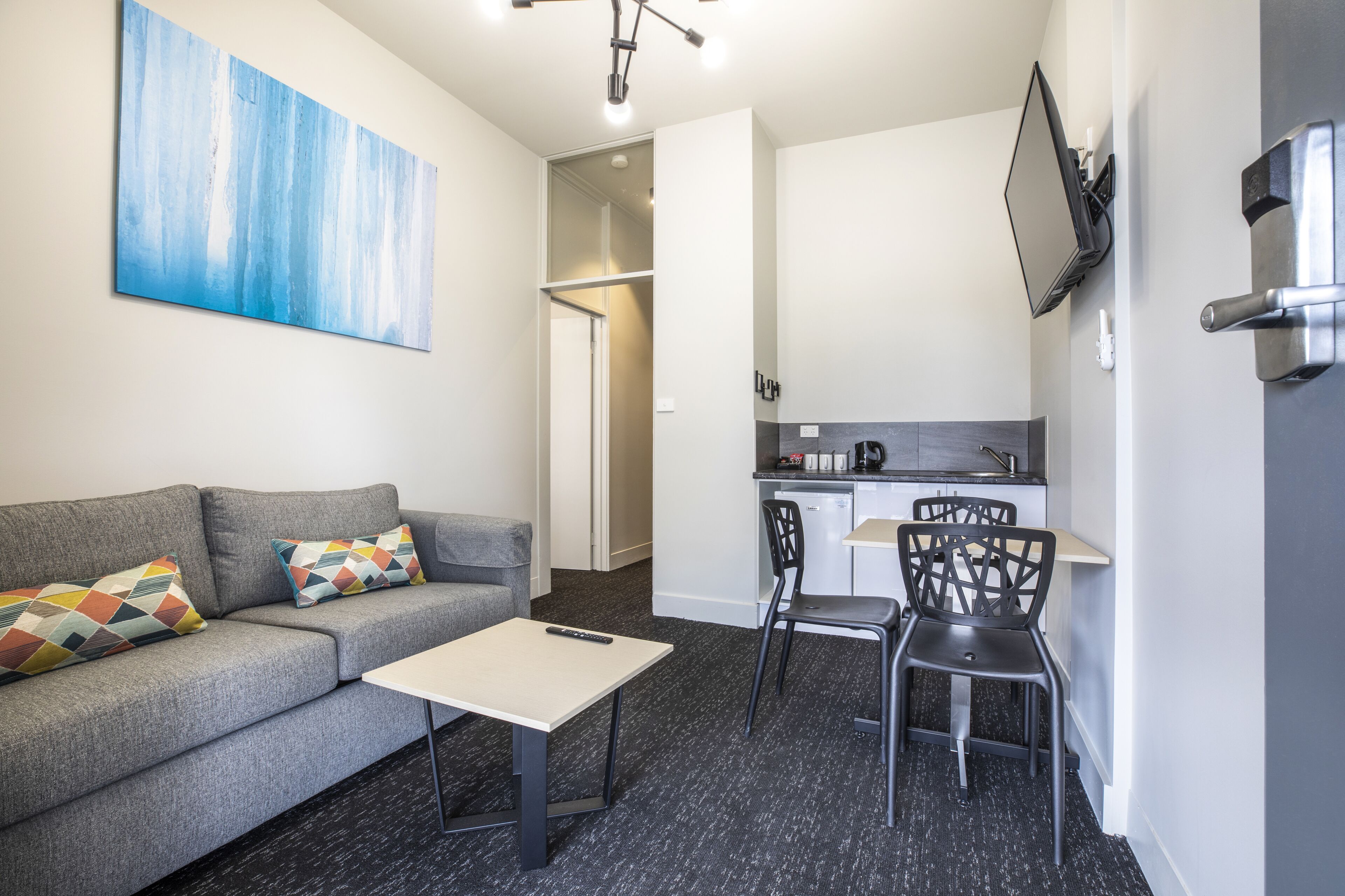 standard apartment | living area | tv