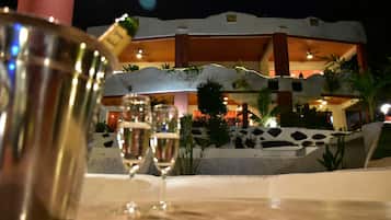 Front of property - evening/night