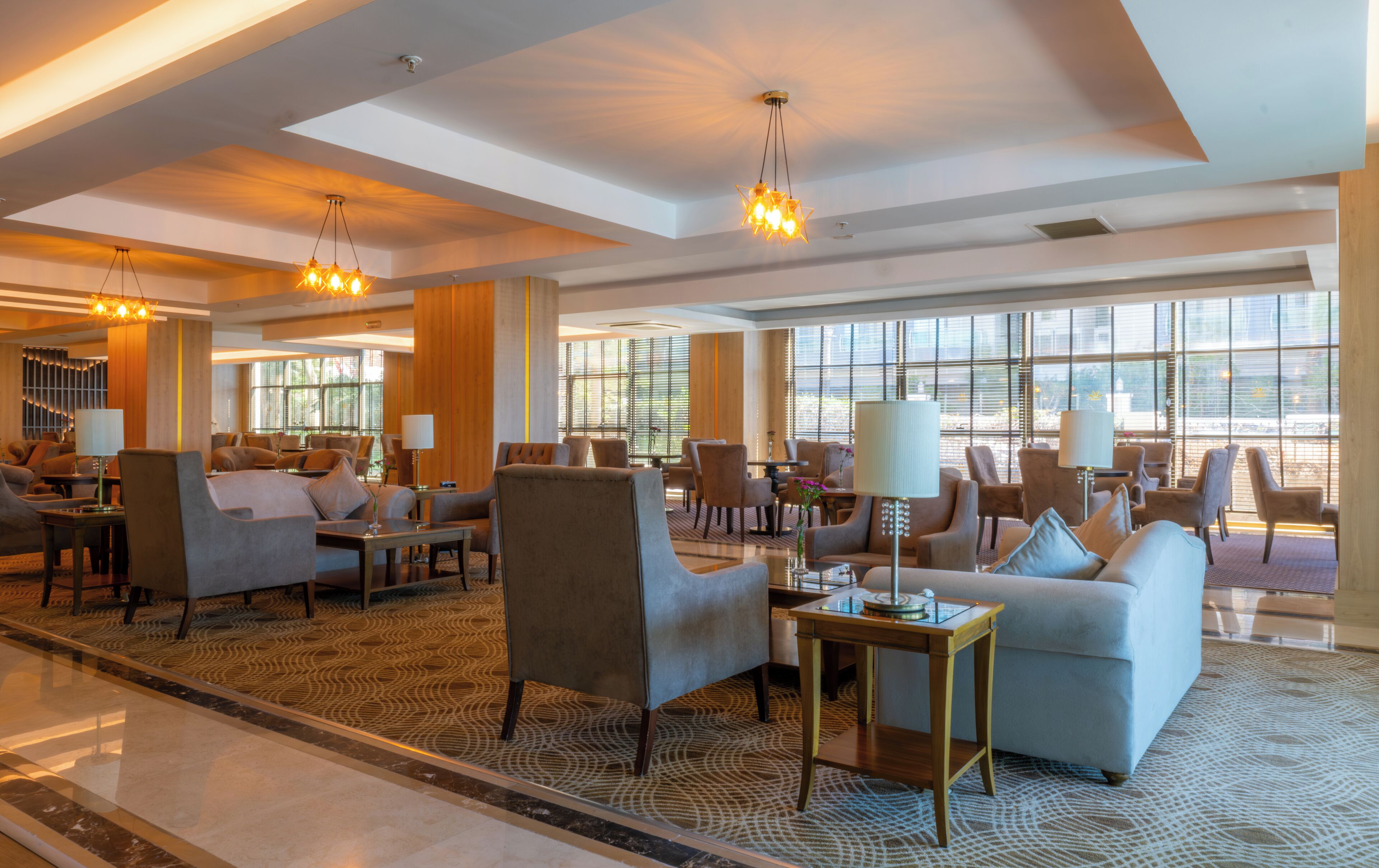 Lobby sitting area