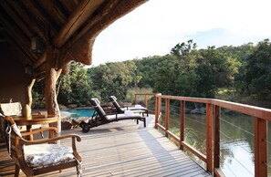 Terrace/patio - Zulu Camp at Shambala Private Game Reserve (Vaalwater)