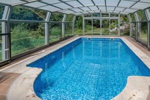 Indoor pool, seasonal outdoor pool