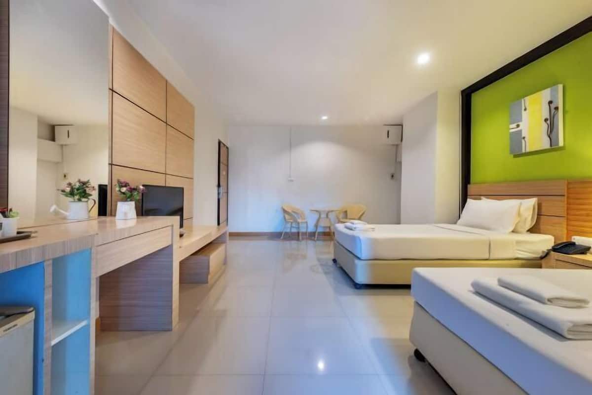1 slaapkamer, luxe beddengoed, een minibar, een kluis op de kamer