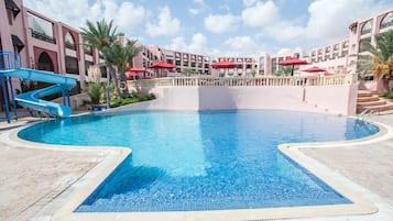 Indoor pool, seasonal outdoor pool