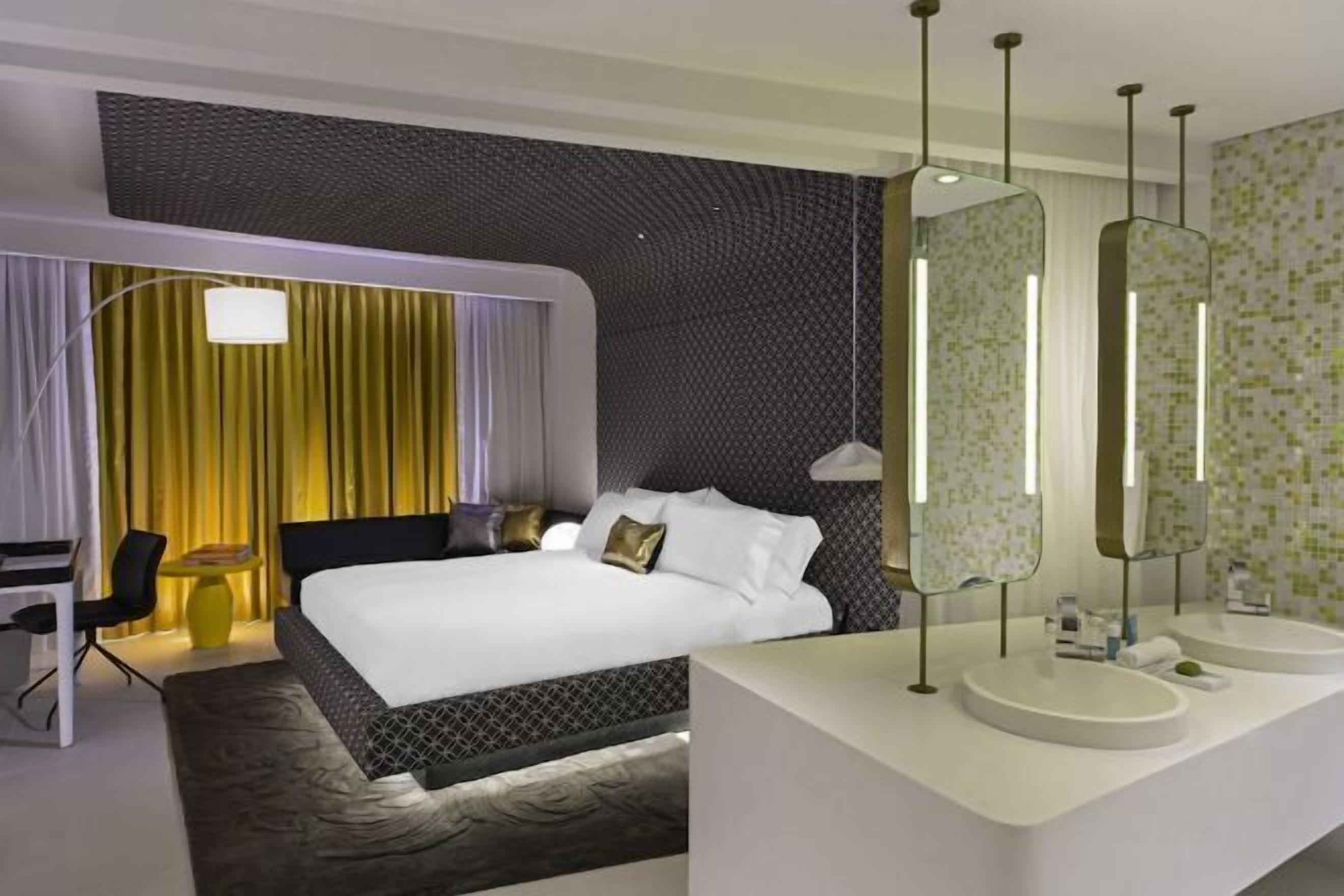 Sängtillbehör av högsta kvalitet, duntäcken och minibar