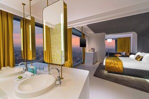 Premium bedding, down duvets, minibar, in-room safe