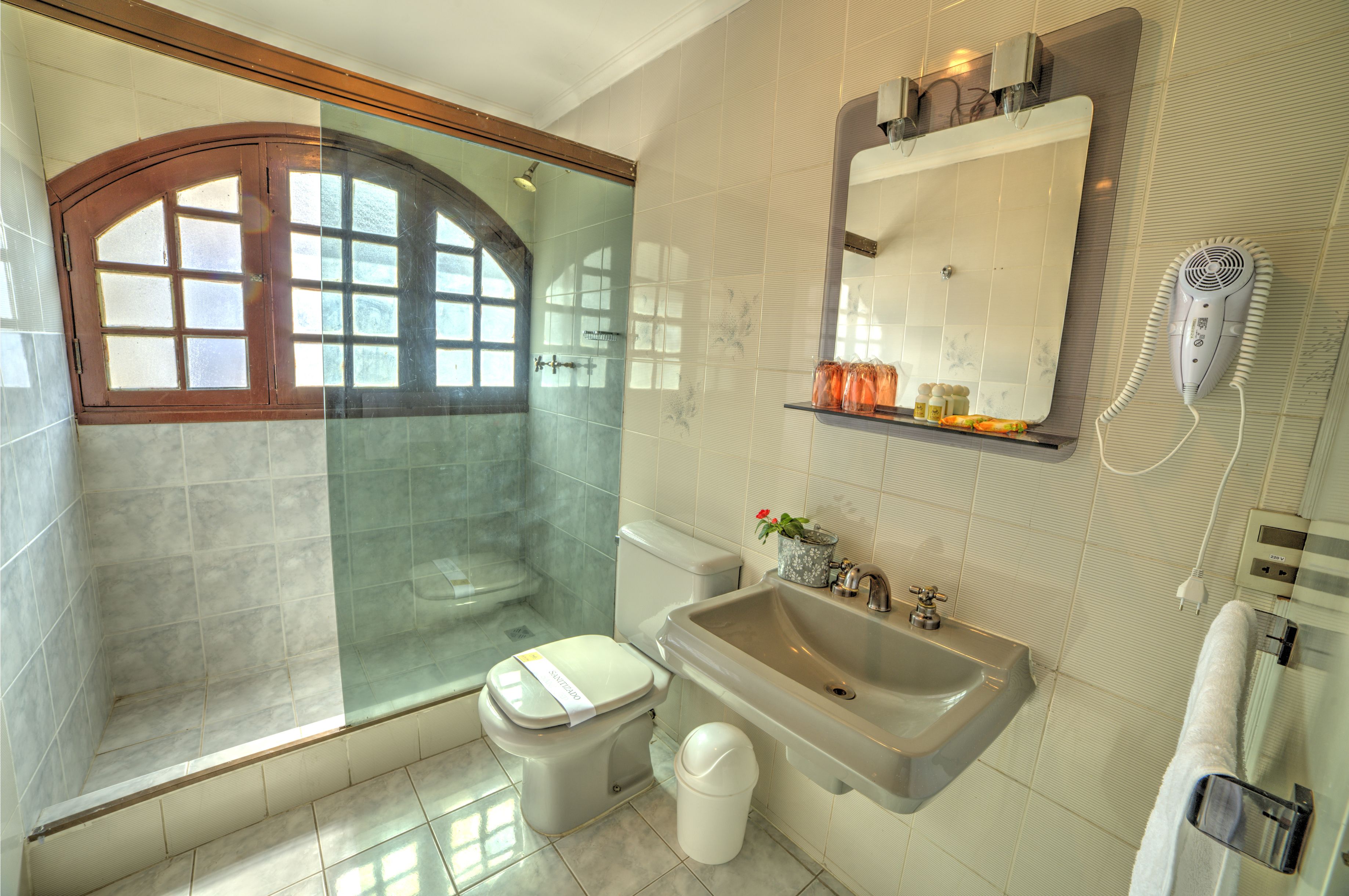 deluxe family room (positano-pistachio) | bathroom | free toiletries, hair dryer, towels