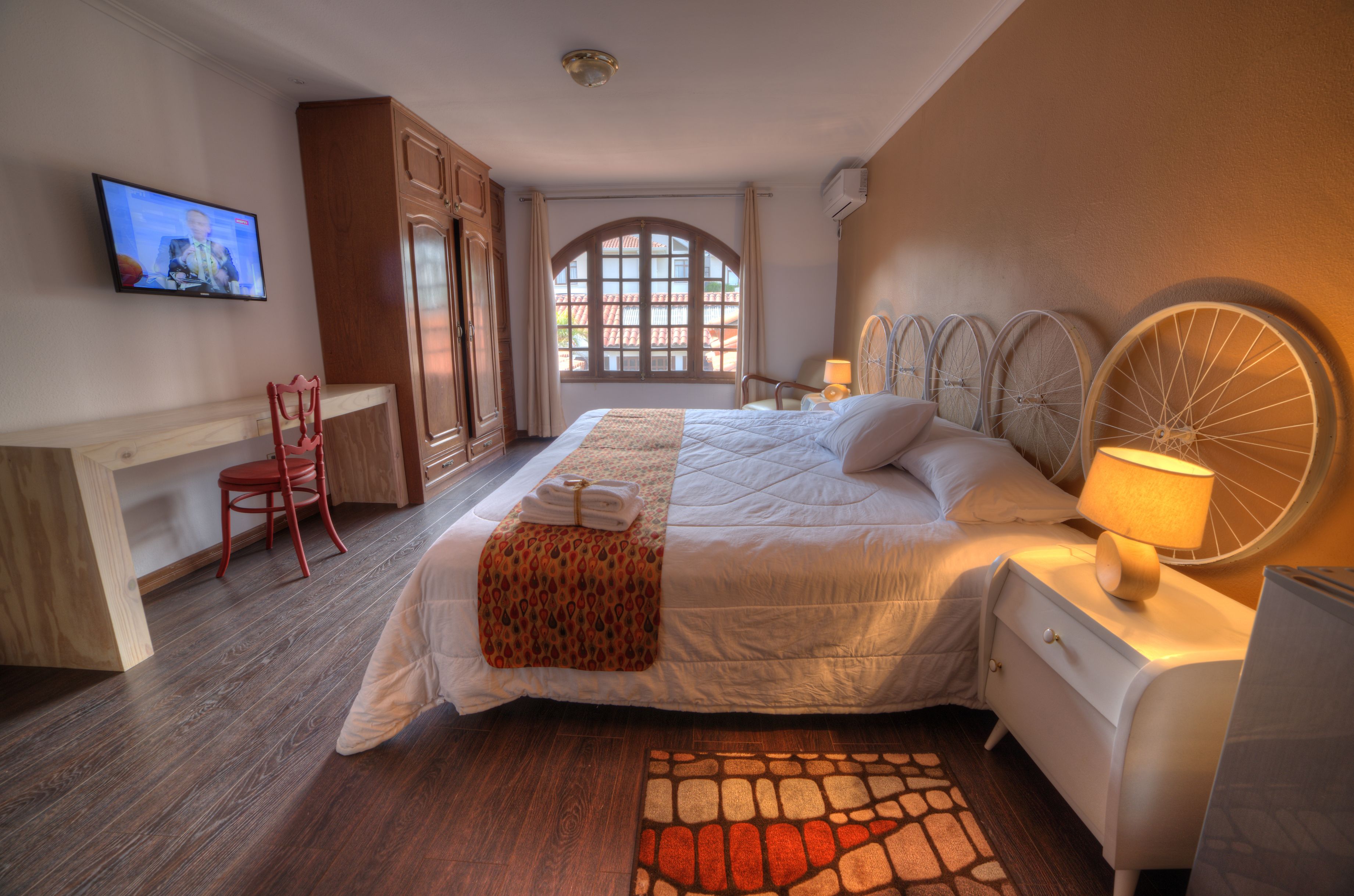 deluxe double room sienna | premium bedding, minibar, in-room safe, individually decorated