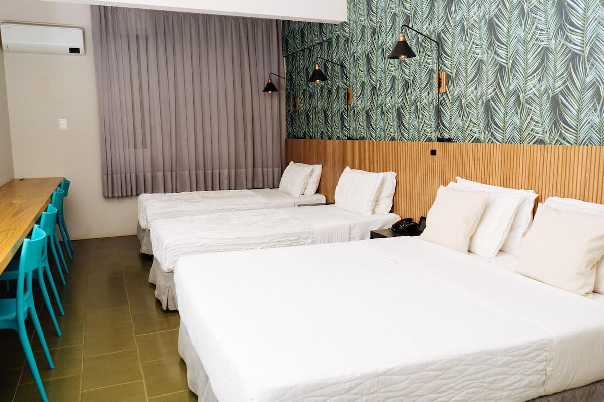 Minibar, in-room safe, blackout drapes, WiFi (free)