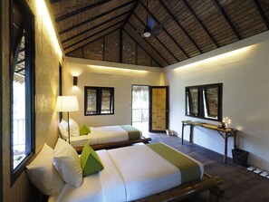 Bamboo Cottage | Minibar, in-room safe, desk, rollaway beds - Wareerak Hot Spring & Wellness (Khlong Thom)