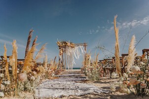 Área de bodas al aire libre