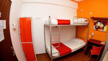 Twin Room, 2 Twin Beds (shared bathroom ) | 1 bedroom, in-room safe, soundproofing, iron/ironing board