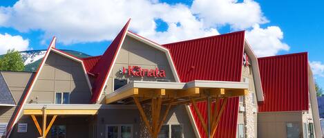 Overnatningsstedets facade