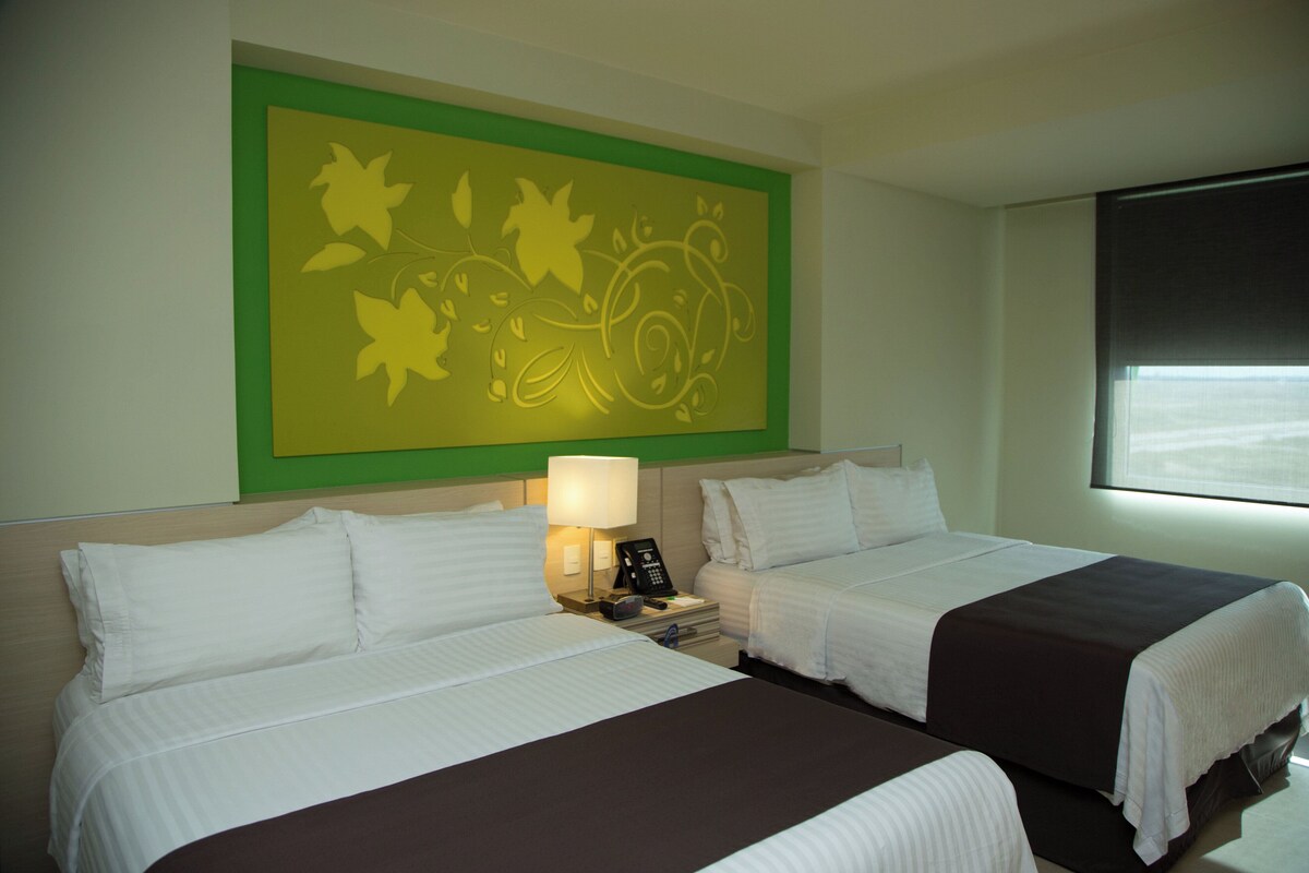 Standard Room, 2 Queen Beds | In-room safe, desk, iron/ironing board, WiFi (free)