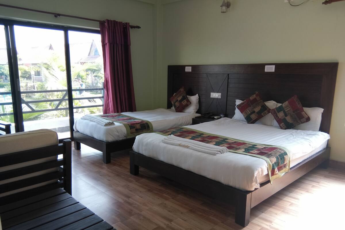 Deluxe Double or Twin Room | Balcony view