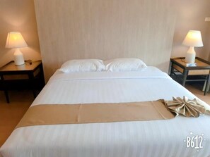 Chambre Double Supérieure, balcon, vue piscine