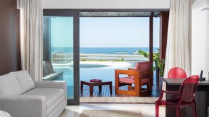 Lounge Apartment | Living area | LED TV, iPod dock - Essenza Hotel (Jijoca de Jericoacoara)