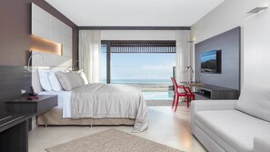 Appartement | Lakens van Egyptisch katoen, luxe beddengoed, een minibar