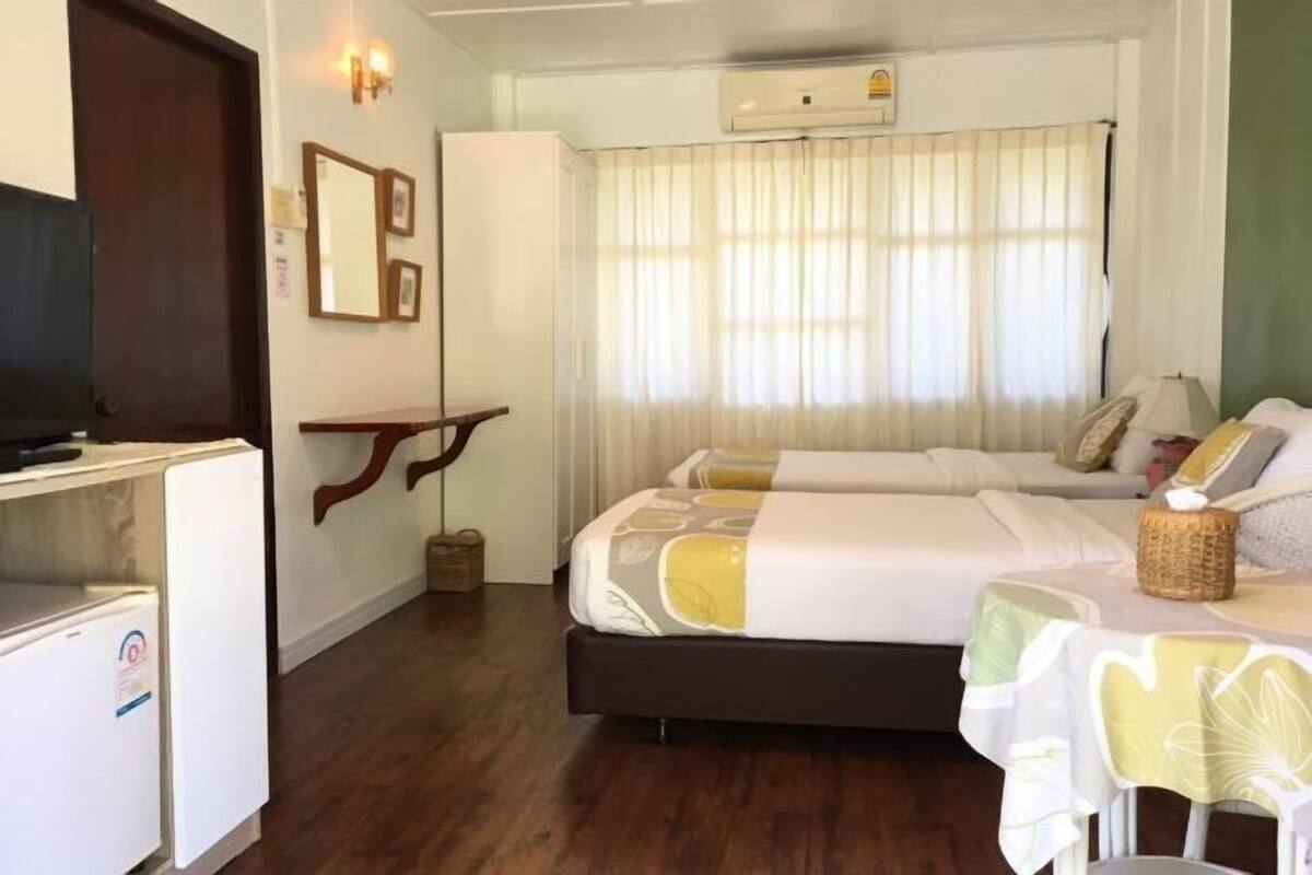 Blackout curtains, bed sheets