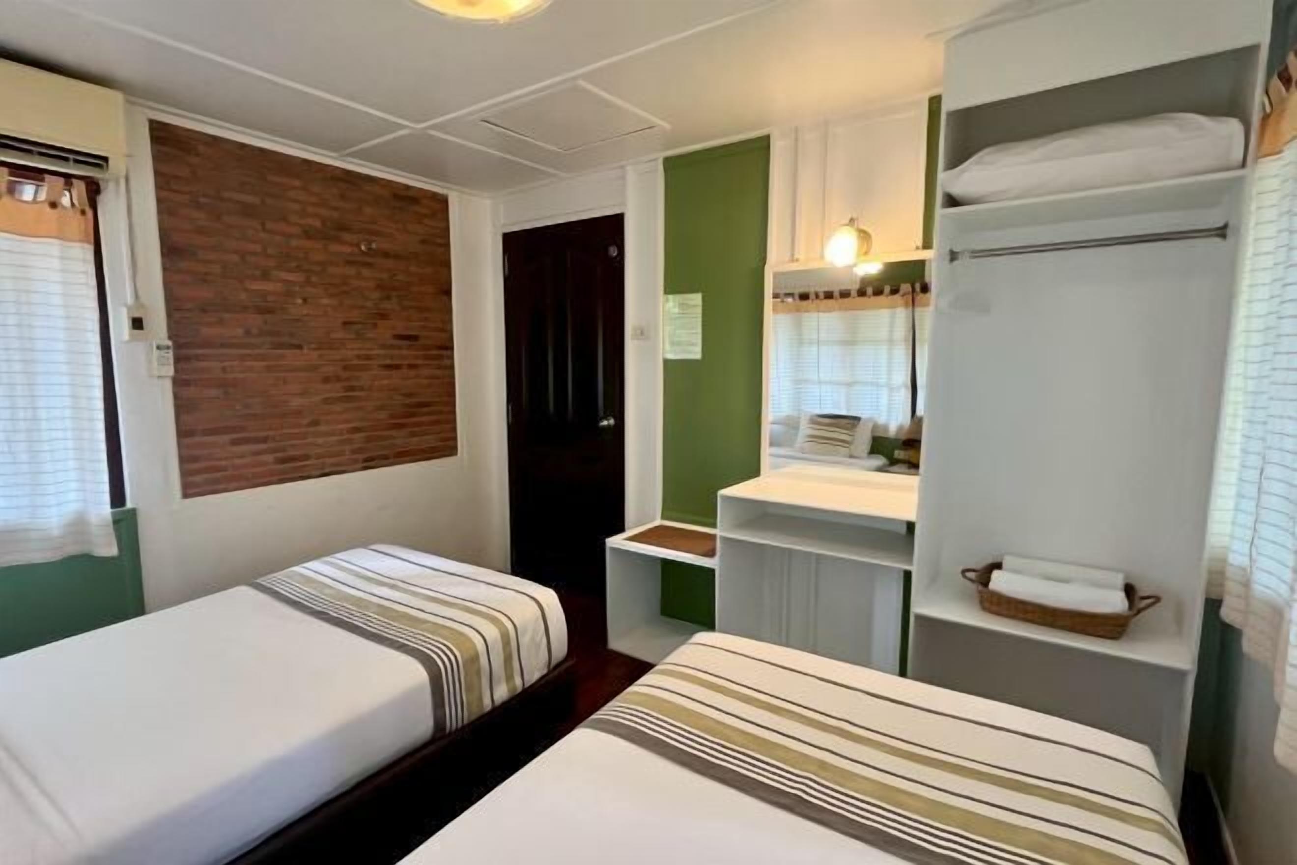 Blackout curtains, bed sheets