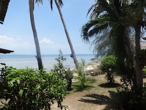 Bungalow, frente al mar | Vista desde la habitación