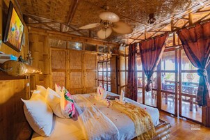 Vila, 2 quartos, vista para o oceano | Frigobar, individualmente decorados, espaço de trabalho para notebook