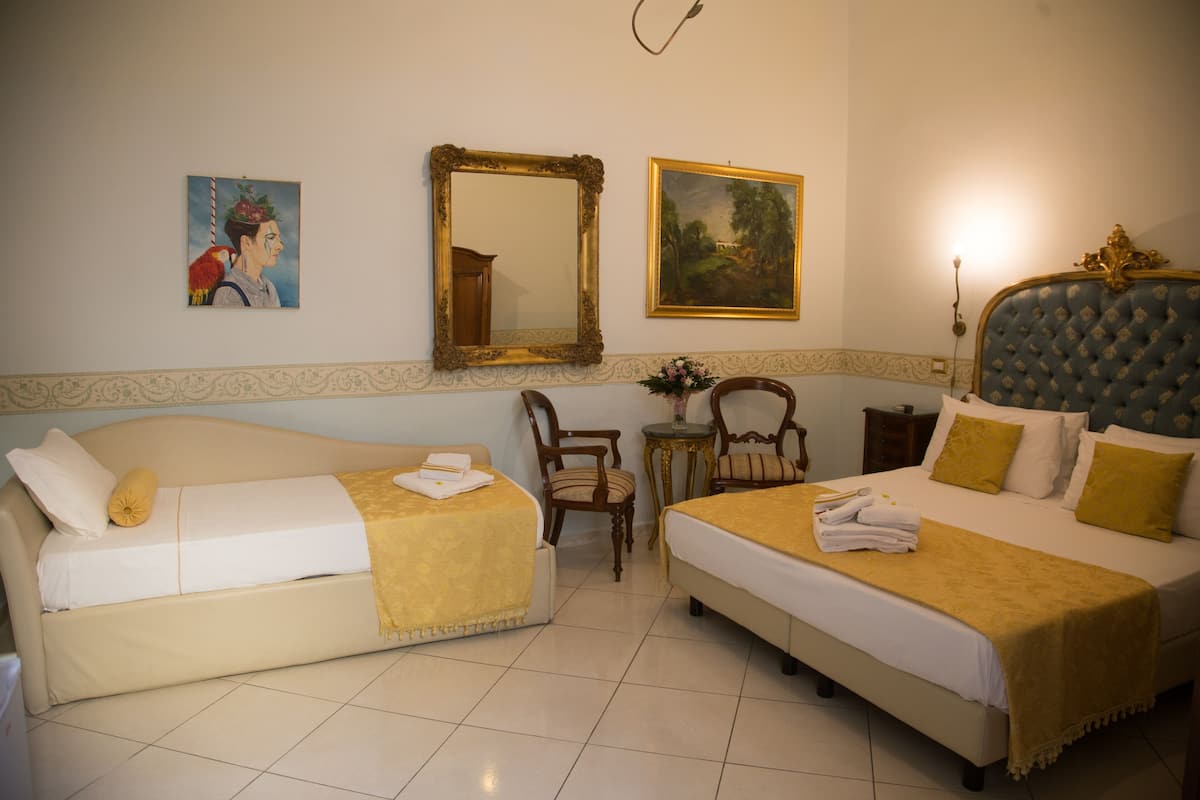 Premium bedding, minibar, in-room safe, desk