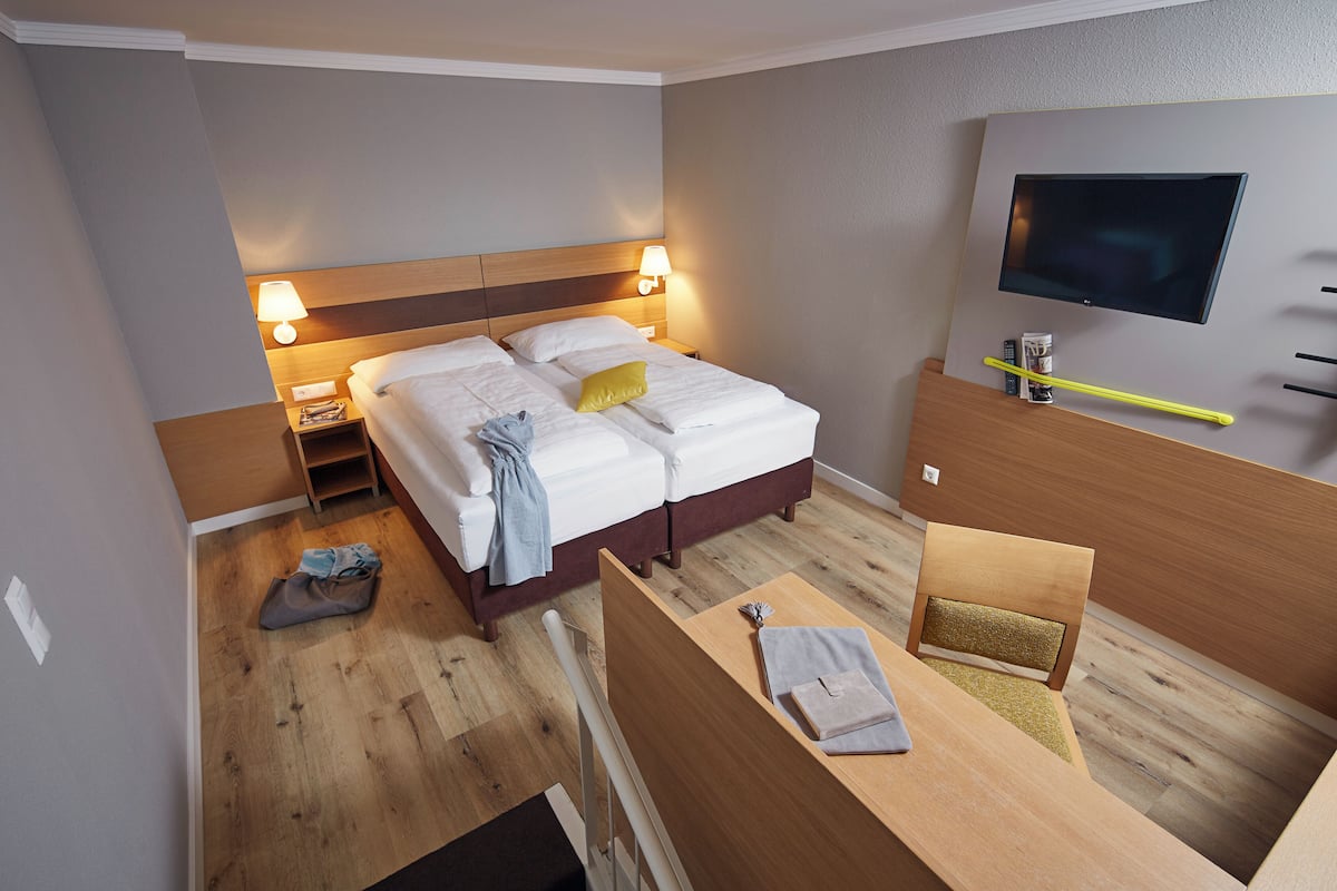 1 slaapkamer, hypoallergeen beddengoed, een kluis op de kamer