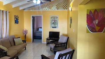 Appartement Supérieur, 2 chambres | Coin séjour | Télévision à écran plat