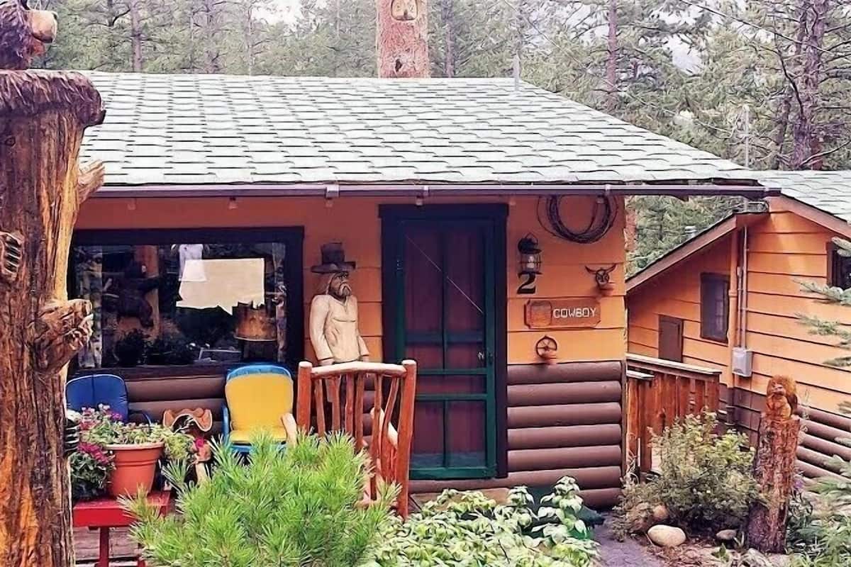 2 - Cowboy Cabin | 다리미/다리미판, 무료 WiFi, 침대 시트