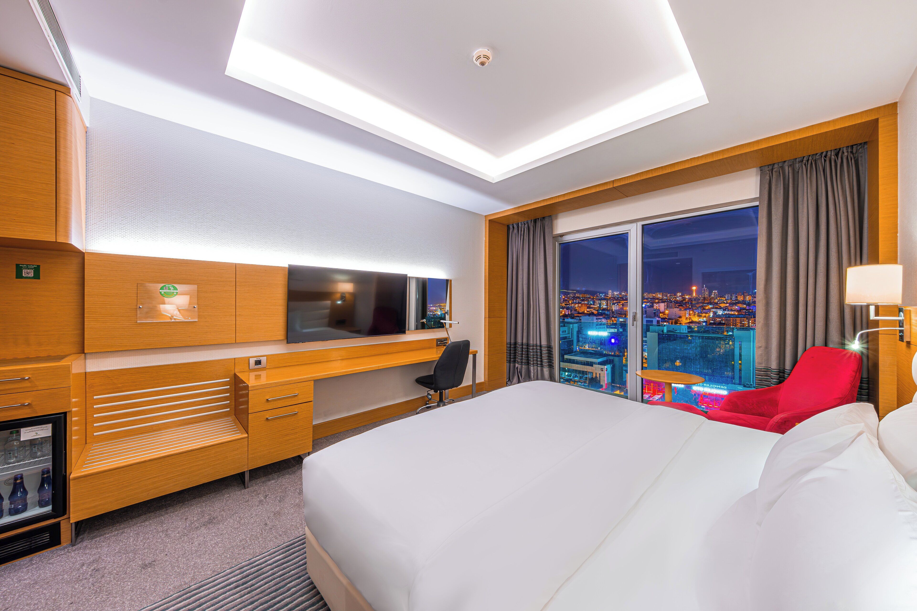 Minibar, in-room safe, desk, laptop workspace