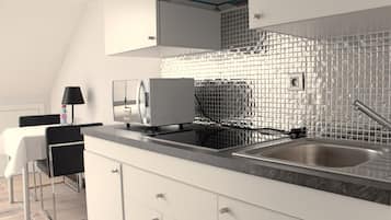Studiosuite, Whirlpool | Eigene Kochnische