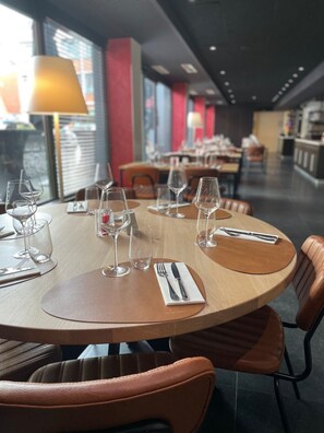 Middag serveras