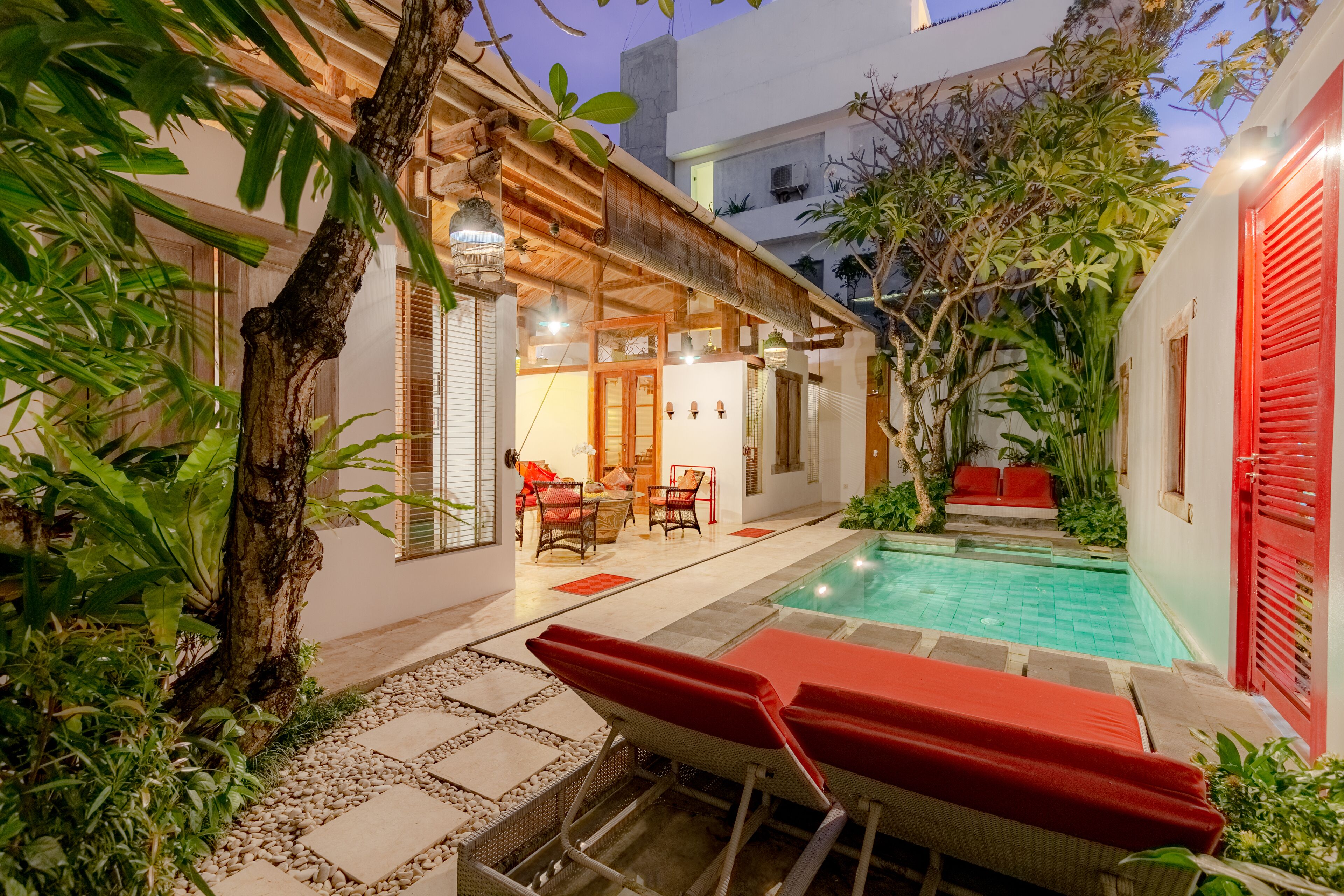 bali ginger villa 2-bedroom private pool | garden view