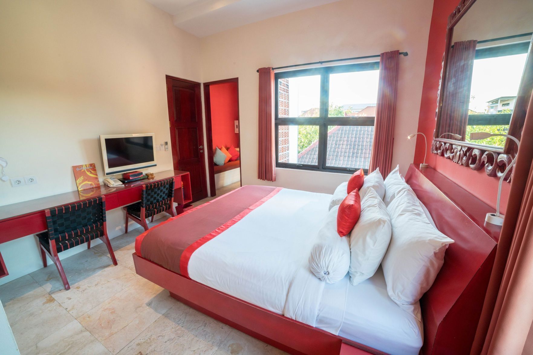 Premium bedding, pillowtop beds, free minibar items, in-room safe