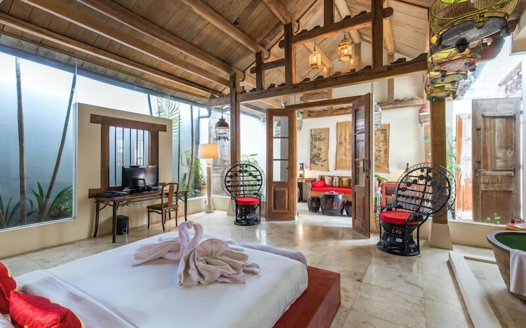 Premium bedding, pillowtop beds, free minibar items, in-room safe