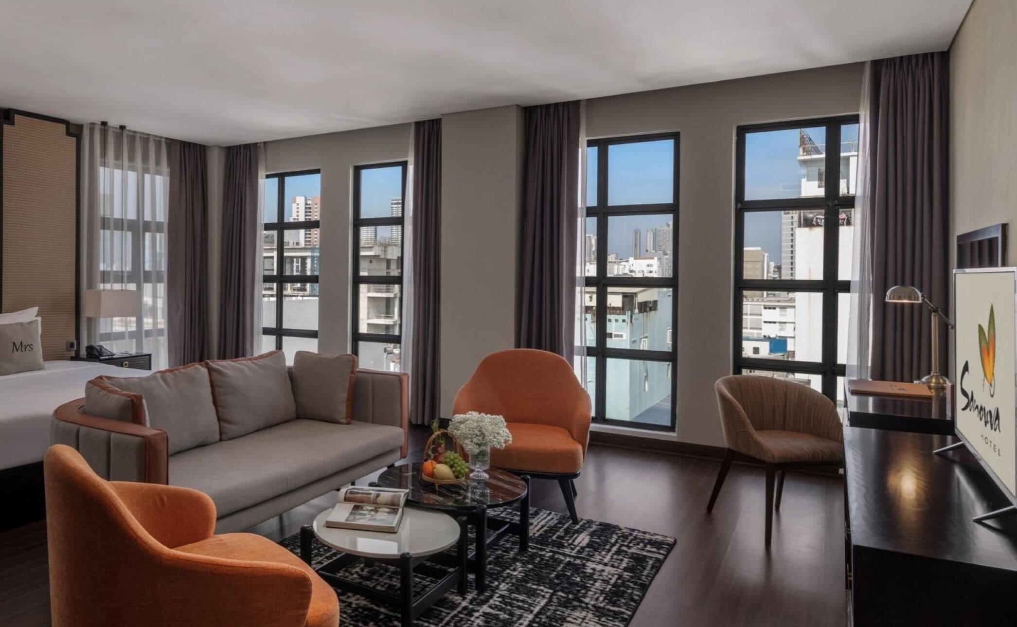 Biancheria da letto di alta qualità, minibar, una cassaforte in camera