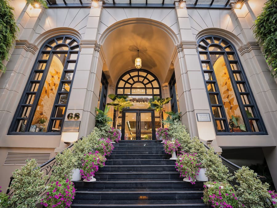 Fassade der Unterkunft