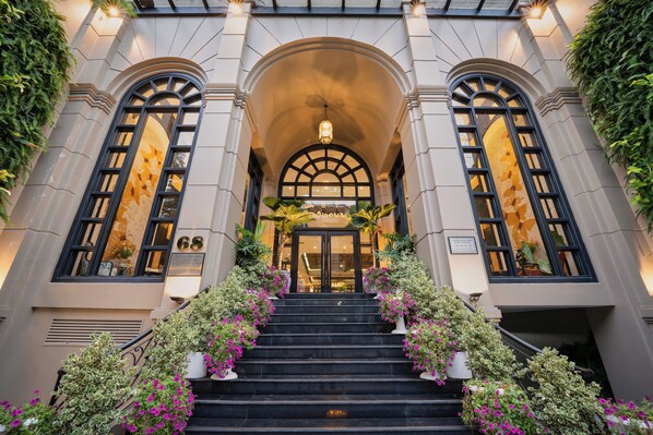 Façade de l’hébergement