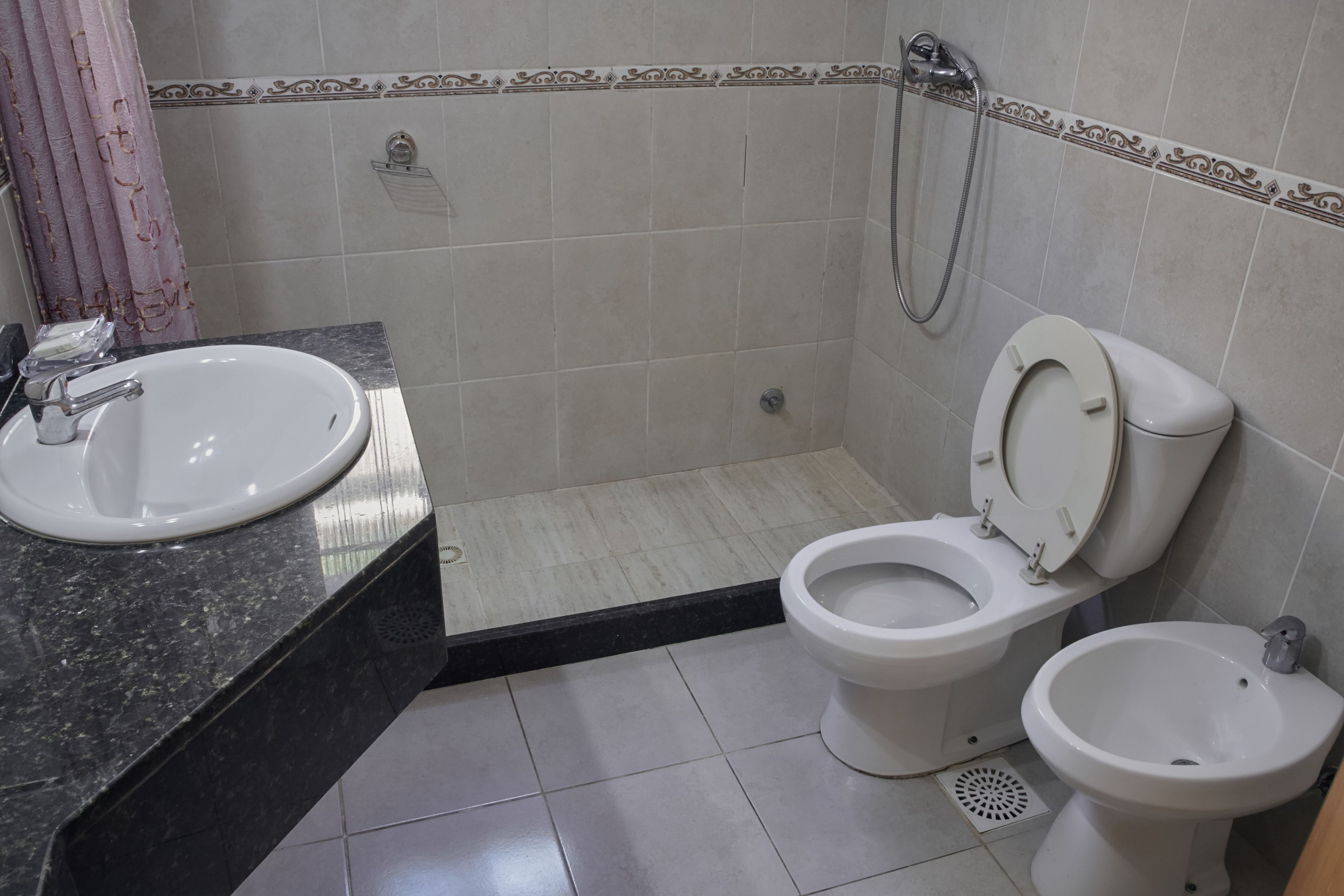 Baño | Regadera, regadera tipo lluvia, secadora de cabello, bidet 