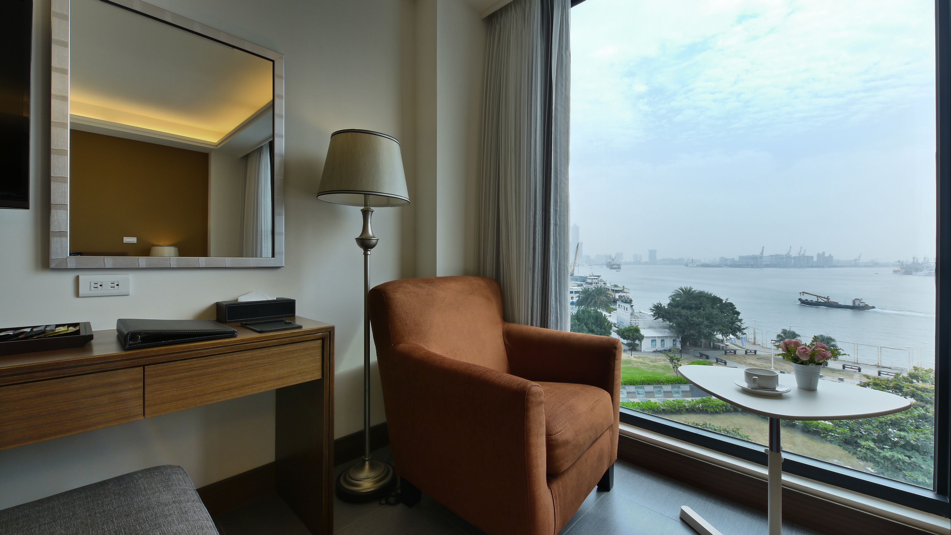 luxury double room with harbor view | beach/ocean view