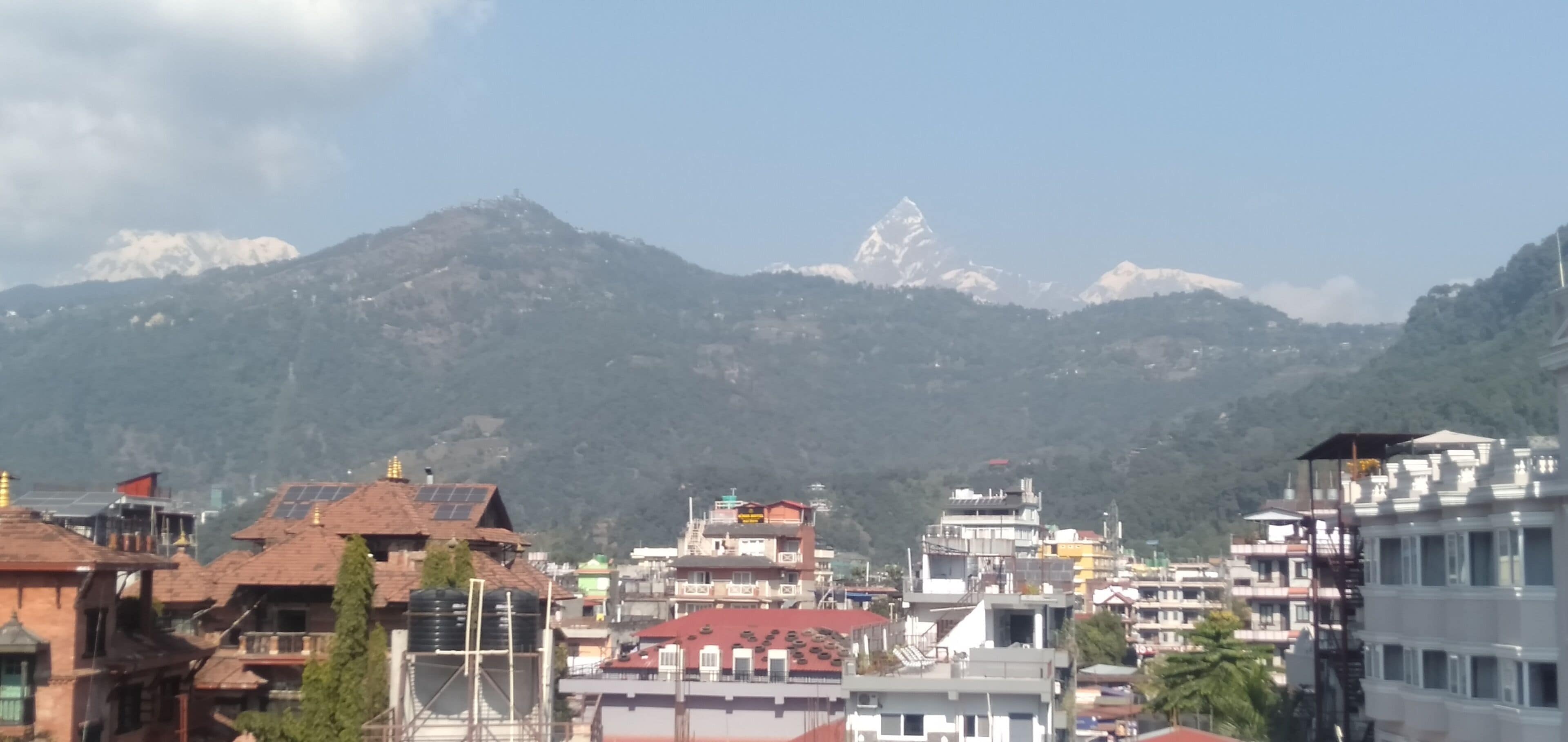 deluxe double room, balcony, mountain view | view from room